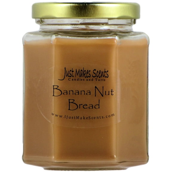 Banana Nut Bread Scented Soy Candle -Just Makes Scents
