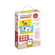 Banana Panda Let's Write and Wipe Animals 3+, dry erase cards set for toddler