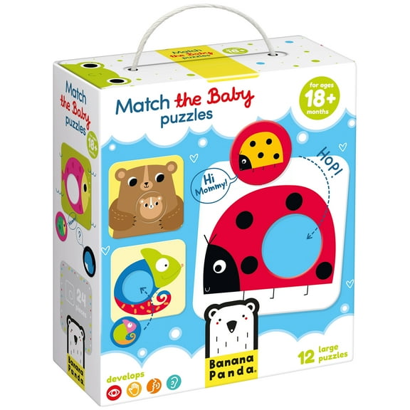 Banana Panda Match The Baby Puzzles 18m+, puzzle for toddler