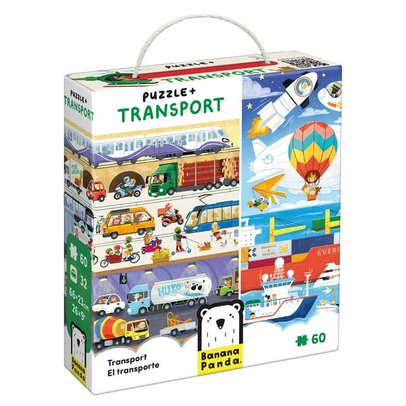 Banana Panda Puzzle + Transport, 4+ Years