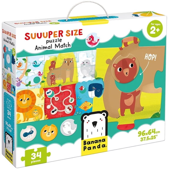 Banana Panda Suuuper Size Puzzle Animal Match 2+