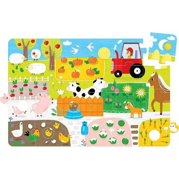 Banana Panda Suuuper Size Puzzle Farm Match Fun, Age 2+