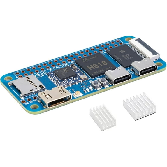 Banana Pi BPI M4 Zero Allwinner H618 Linux Single Board Computer, Wireless Dual-Band Development Board, LPDDR4 2GB RAM 8GB eMMC, ARM Mali G31 GPU for IoT Programming, Support Debian Ubuntu (2+8G SBC)