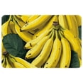 thumbnail image 1 of Banana Polyester Indoor/Door/Bath Rugs: Non-Slip, Machine Washable Mats, 1 of 6