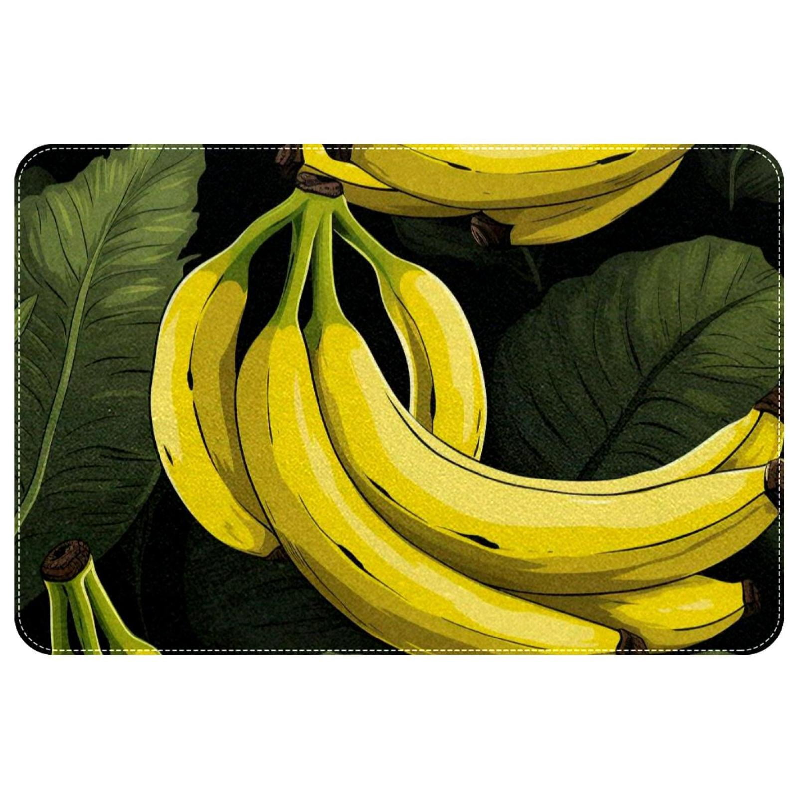 Banana Polyester NonSlip Chair Mat Rug Outdoor Carpet Door Mat Machine