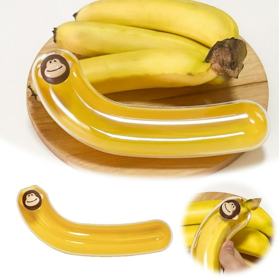 Banana Preservation Storage Box, Anti Extrusion Fruit Protective Case Holder, Reusable Food Grade Banana Keeper Container for Outdoor Travel Work School Picnic Fruit Storage