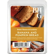 Banana Pumpkin Bread Scented Wax Melts, Better Homes & Gardens, 2.5 oz (1-Pack)