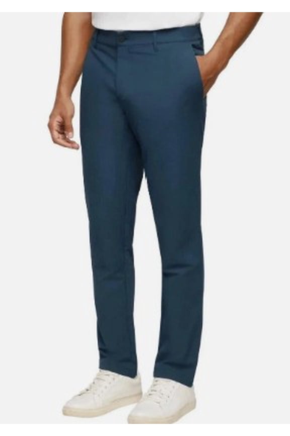 Flat Front Pant (size 3430, blue)