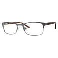 thumbnail image 1 of Banana Republic Full Rim Rectangular Matte Gray Elect Blue Eyeglasses, 1 of 2