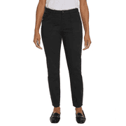 Banana Republic High Rise Twill Pant, Black, 10