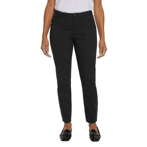 Banana Republic Ladies' High Rise Twill Pant | Black, 6