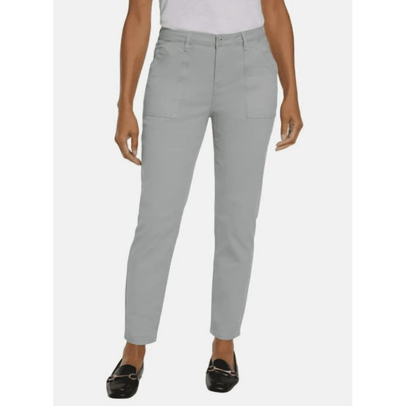 Banana Republic Ladies' High Rise Twill Pants, Gray, 8
