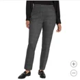thumbnail image 1 of Banana Republic Womens Ponte Pant Multi Charcoal Plaid 12, 1 of 3