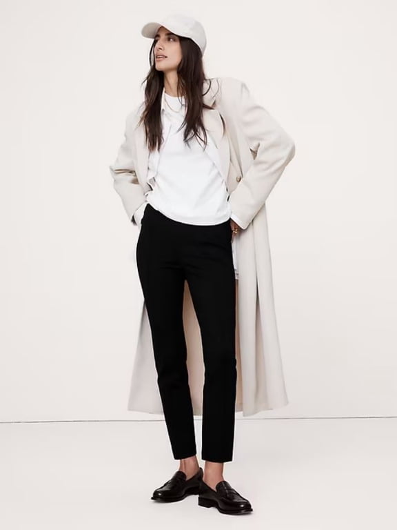 Women's Ponte Pant, Black Medium