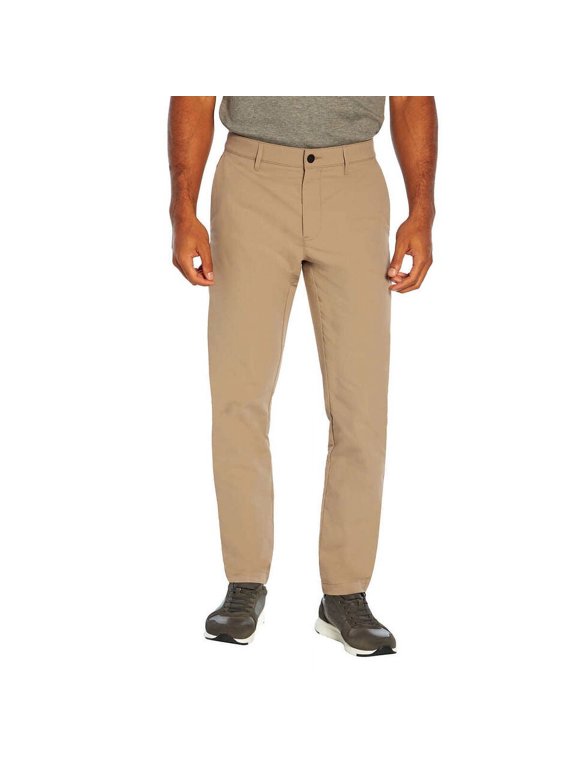 Republic Men's Flat Front Pants (Timber Wolf, 38W x 32L)