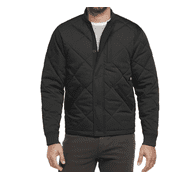 Banana Republic Men s Quilted Bomber Jacket Black Size Medium