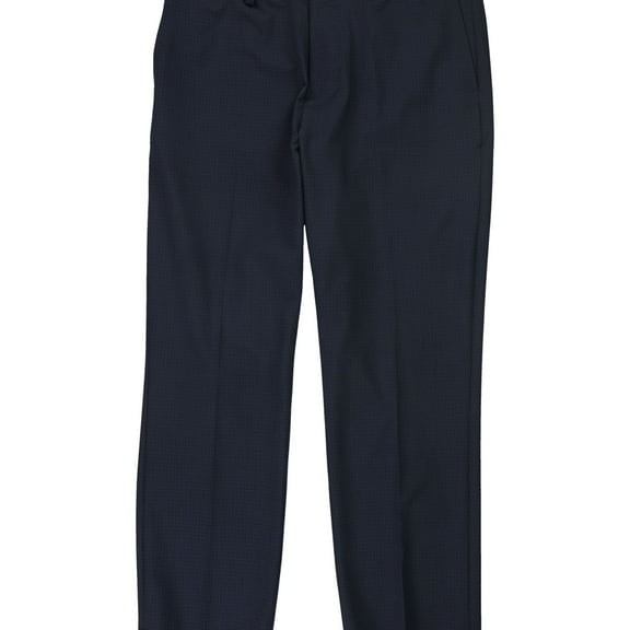 Banana Republic Mens Wrinkle Resistant Casual Trouser Pants, Blue, 33W x 30L