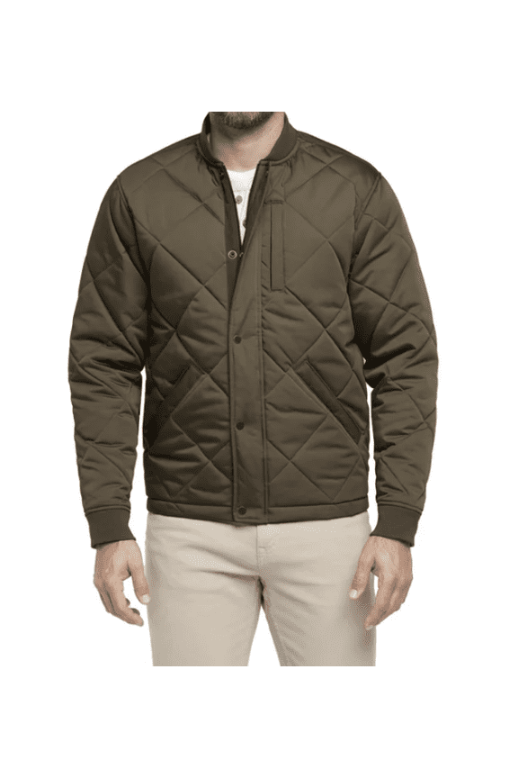 Quilted Bomber Jacket, Men's XL