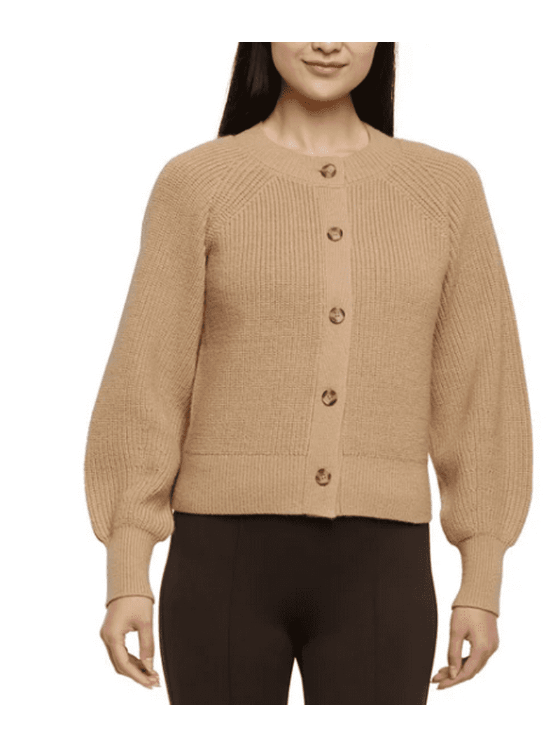 Banana Republic Women's Button Front Cardigan Tan Medium - Walmart.com