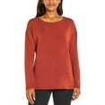 thumbnail image 1 of Banana Republic Women's Cozy Crewneck Pullover Top (Orange, XXL), 1 of 4