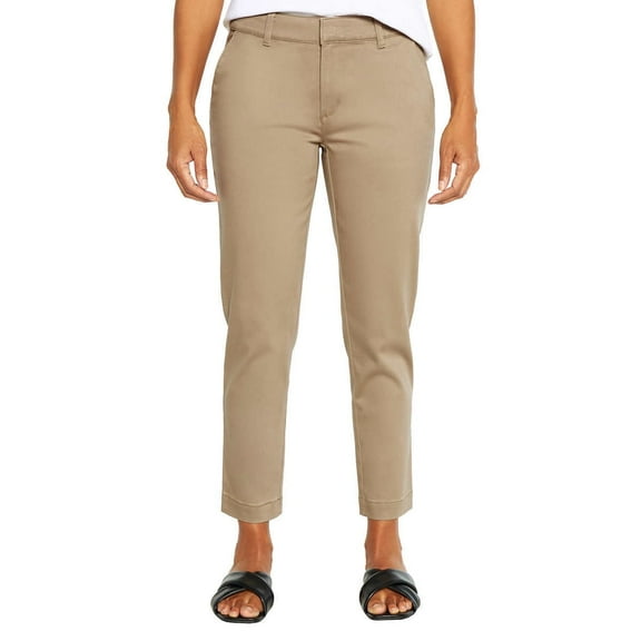 Banana Republic Women's Cropped Chino Pants (Beige, 16)