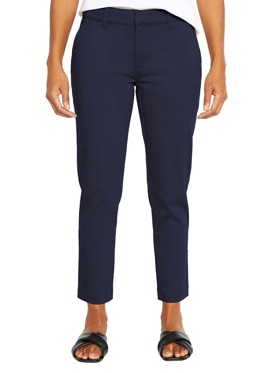 Banana Republic Women's Cropped Chino Pants (Blue, 12)
