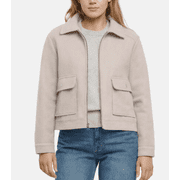 Banana Republic Womens Full Zip Jacket Taupe Large