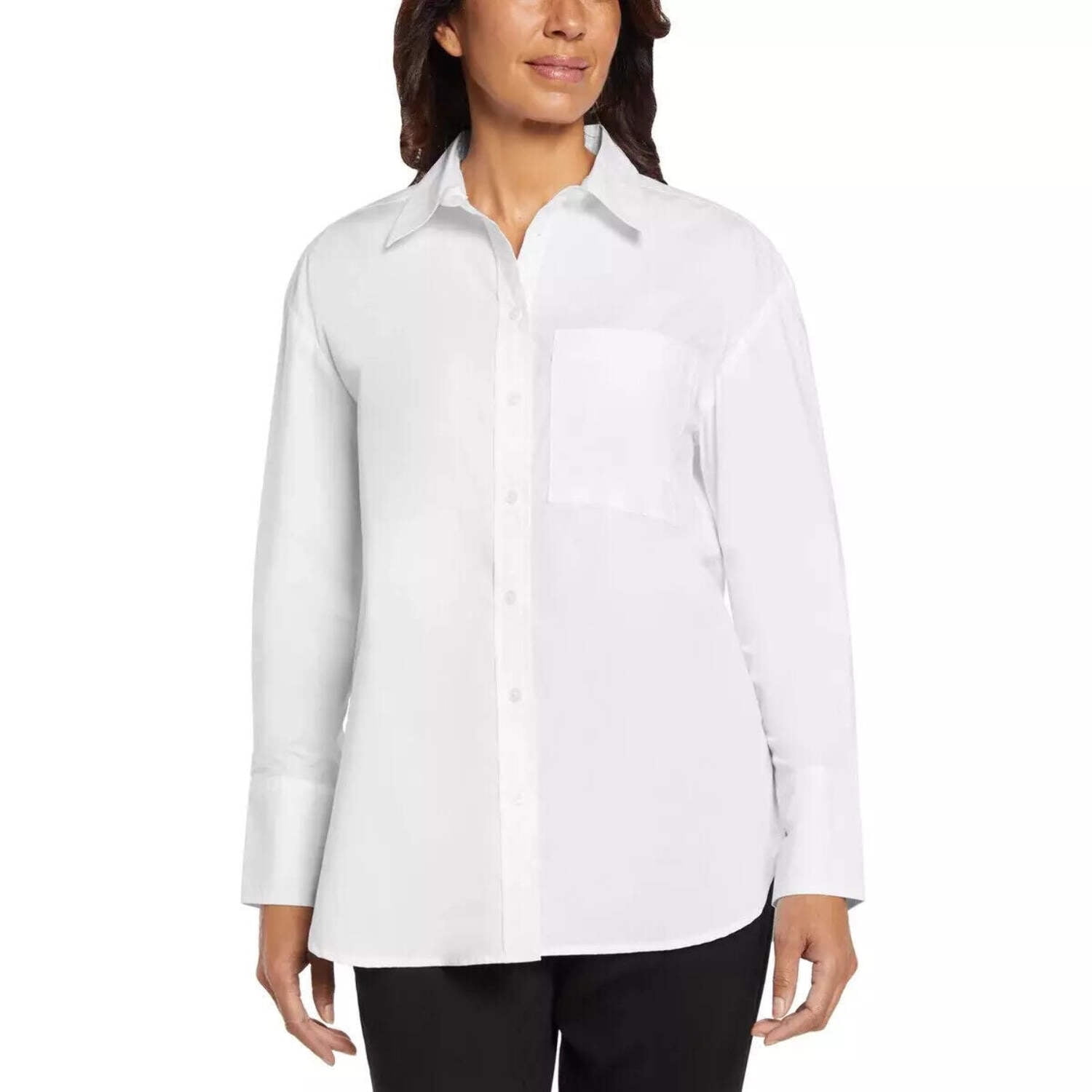 banana republic womens dress shirts Tailored Easy-Care Shirt