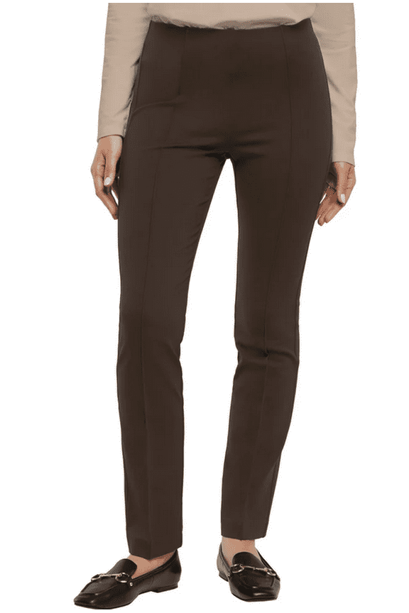 Women's Skinny Everywhere Ponte Pant, Brown, X-Large