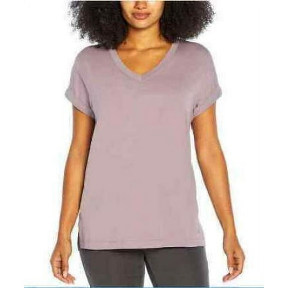 Banana Republic Women's Roll Sleeve Tee (Pink Mauve Shadows, XS)