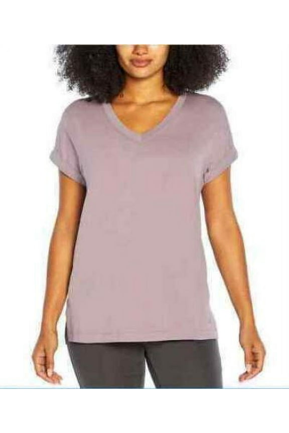 Women's Roll Sleeve Tee (Pink Mauve Shadows, XS)