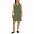 thumbnail image 1 of Banana Republic Women's V-Neck Sleeveless Cocktail Dress, Olive Green, 1 of 3
