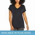 thumbnail image 1 of Banana Republic Women's V-neck Roll Sleeve Tee Shirt Casual Top (Black, Small), 1 of 4