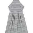 thumbnail image 1 of Banana Republic Womens Stripe A-line Dress, Blue, Petite, 0P, 1 of 2
