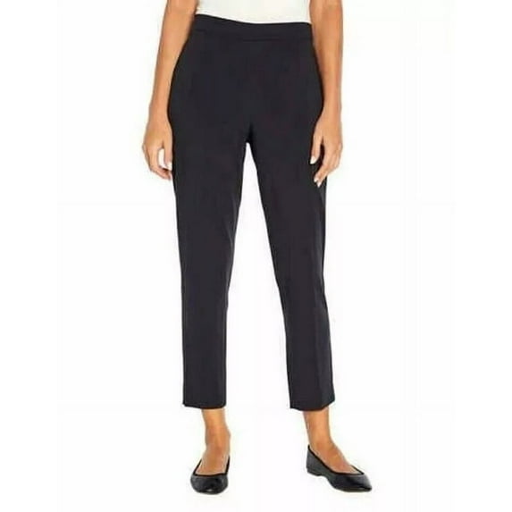 Banana Republic Womens Tapered Pull On Pant Black 16