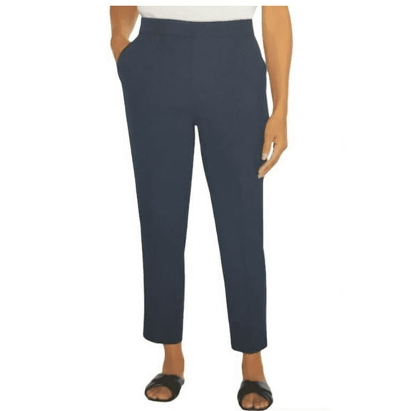 Banana Republic Womens Tapered Pull On Pant Navy 10