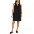 thumbnail image 1 of Banana Republic Womens V Neck Sleeveless Dress Black Medium, 1 of 4