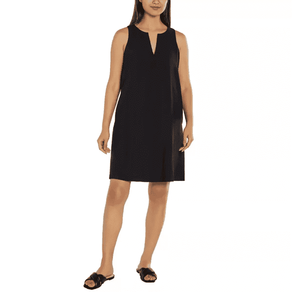 Banana Republic Womens V Neck Sleeveless Dress Black XL