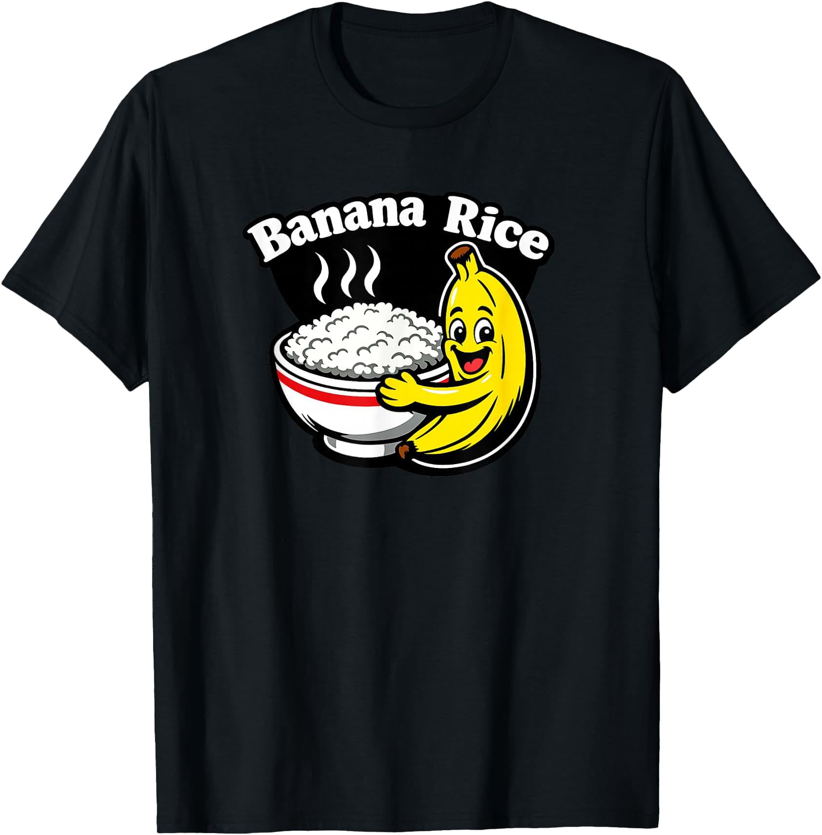 Banana Rice Meme Funny Viral Design T-Shirt - Walmart.com