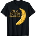 thumbnail image 1 of Banana Rotten Brown Frowning Face Fruit Lover T-Shirt, 1 of 3