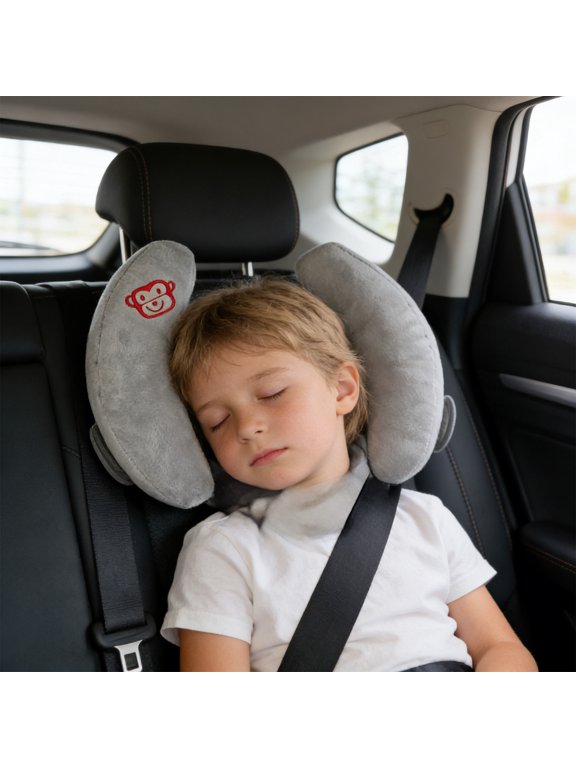 Banana Shape Car Neck Pillow Soft Head Support for Car Seat Travel, Ergonomic Driving Neck Rest for Commuting Comfort