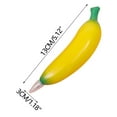 thumbnail image 1 of Banana Shaped Ballpoint Pen with Black Ink and Magnetic Feature, 0.7mm Writing Tip for Consistent Lines, Playful Fruit Design for Writing and Gifting, 1 of 5