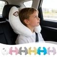 thumbnail image 1 of Banana Shaped Car Neck Support Pillow, Soft Head Rest Cushion, Comfortable Travel Head Protection Pad for Vehicle Seat Driving Riding Rest Relaxation Use, 1 of 7