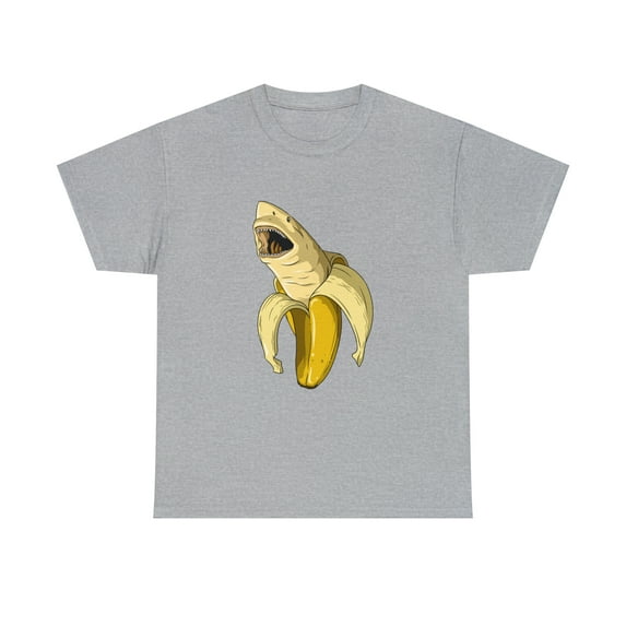Banana Shark Banana Themed T-Shirt