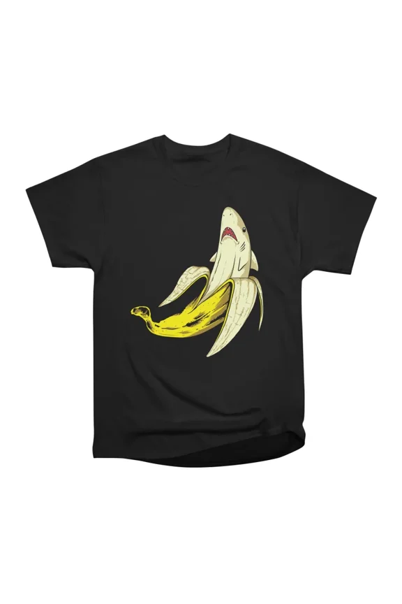 Banana Shark Sharknana T-Shirt Tee Gift For Him Merch For Her Apparel For Friend
