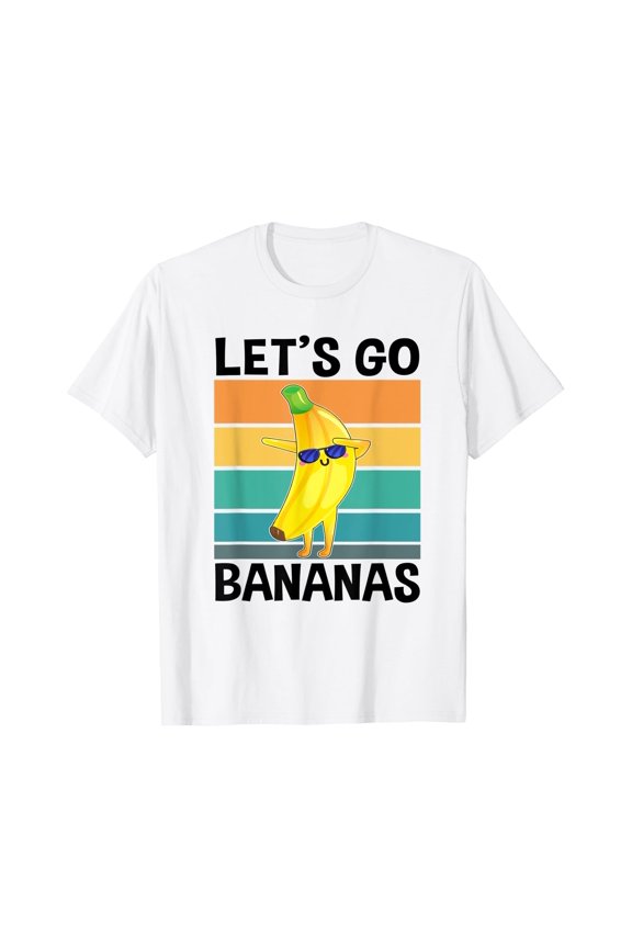 Banana Shirt Kids Men Women Gifts Lets Go Bananas Boys Girls T-Shirt, Unisex T-Shirt