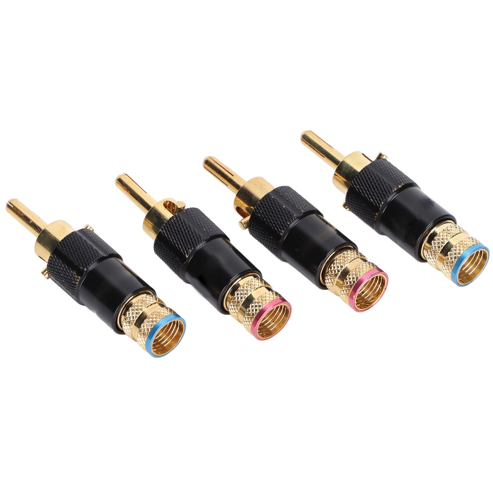 Banana Speaker Plug Connectors, Small Stable Banana Plugs HIFI Easy To