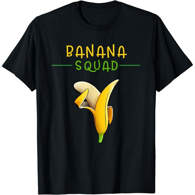 Banana Squad Funny Dabbing Banana Shirt Food & Dab Tee Banana Squad Funny Dabbing Banana Shirt Food & Dab Tee