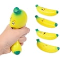 thumbnail image 1 of Banana Squishy Toys Squeeze Banana Stress Ball Bananacake Toys Sensory Squishy Miniatures Novelty Fidget Toy Stress Relief Gifts Adults Kids Party Favors Autism Sensory Toys ADHD Focus, 1 of 6