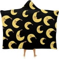 thumbnail image 1 of Banana Wearable Hooded Blanket Warm Cozy Blanket Oversized Throw Cape for Bed Sofa, 1 of 6